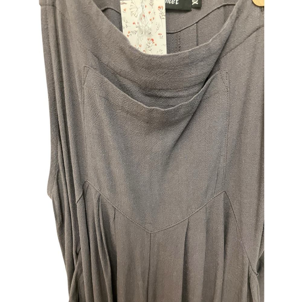 NWT Beach Vacation Relaxed Jumpsuit Overalls Wide Leg GorpCore Granola Girl XL - Picture 9 of 14